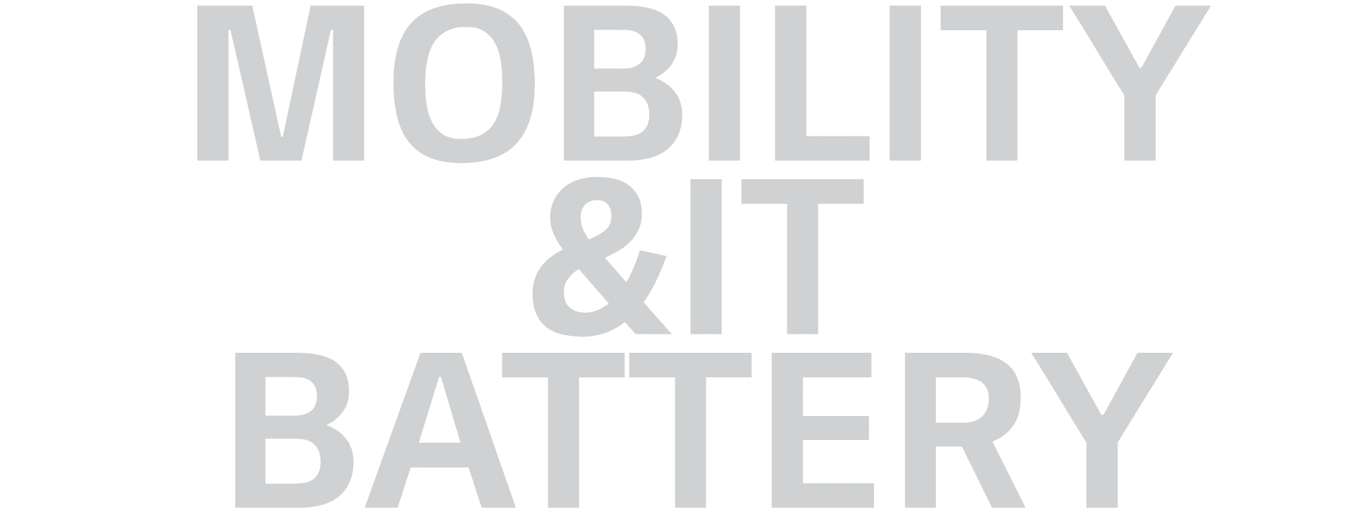 MOBILITY & IT BATTERY