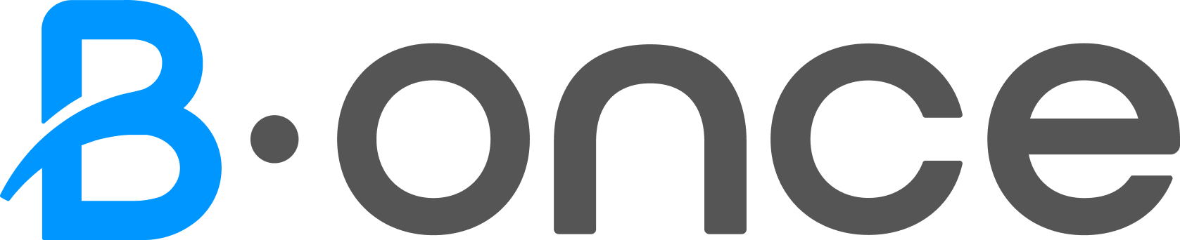 B.once logo